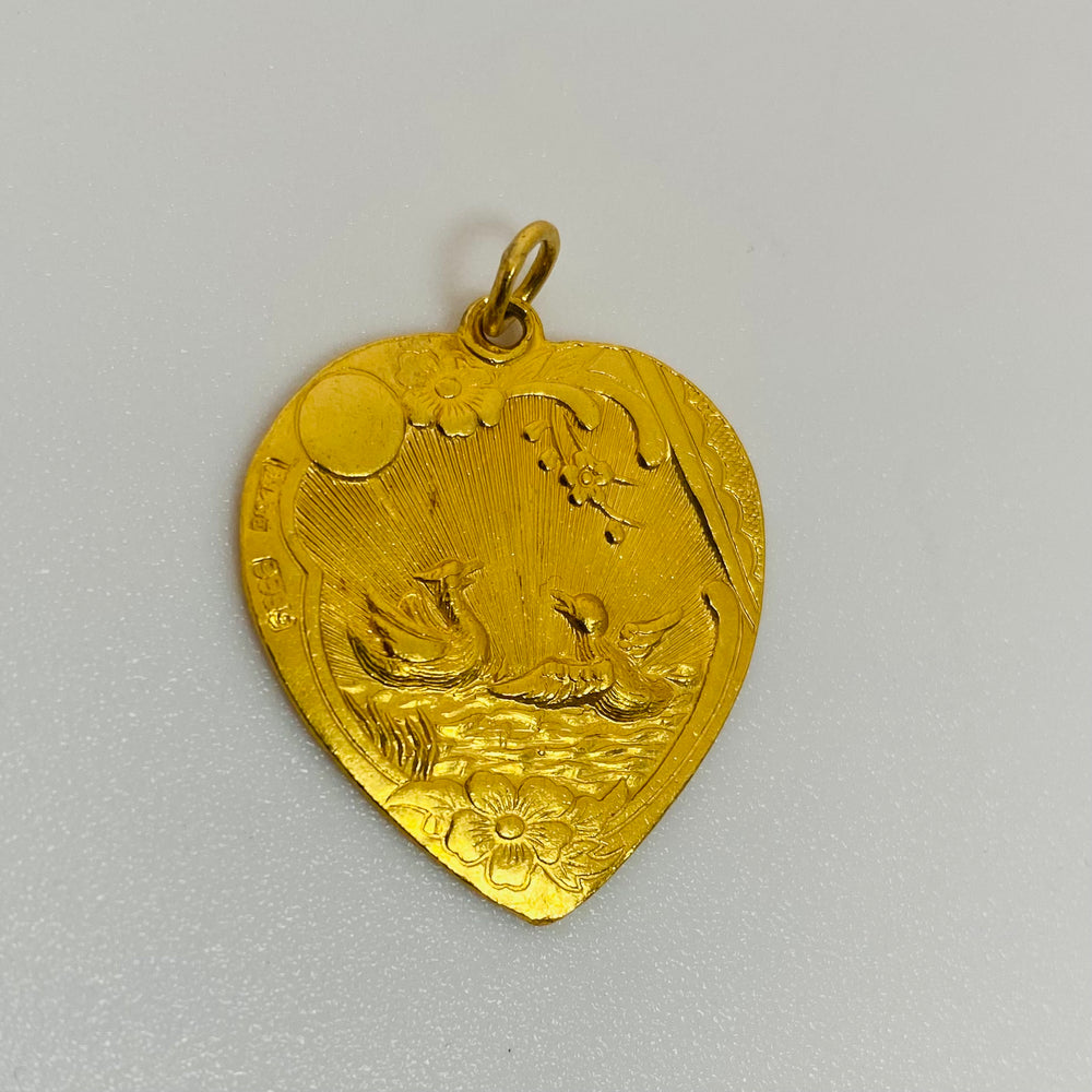 Pendentif Symbole Chinois or 22k