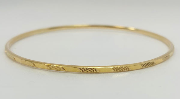 Bracelet Jonc Or Jaune