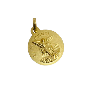 Pendentif Symbole Or Jaune 18k Saint Michel