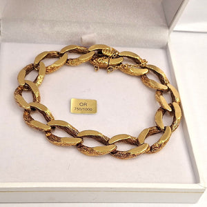 Bracelet or maille cheval