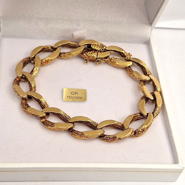 Bracelet or maille cheval