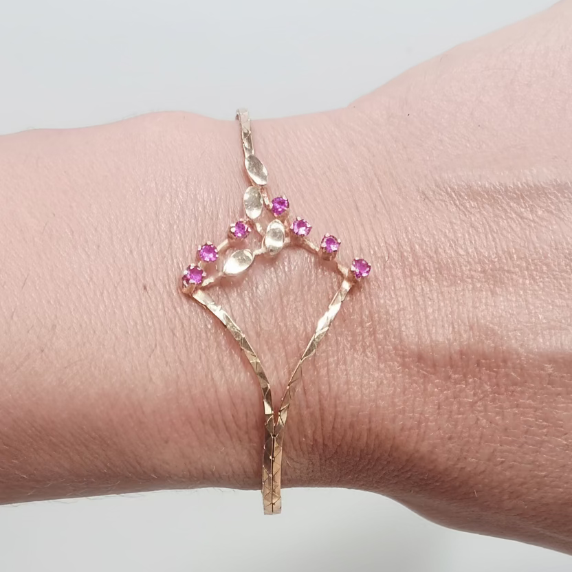 Bracelet Jonc Miroir en Or Jaune 18k
