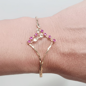 Bracelet Jonc Miroir en Or Jaune 18k