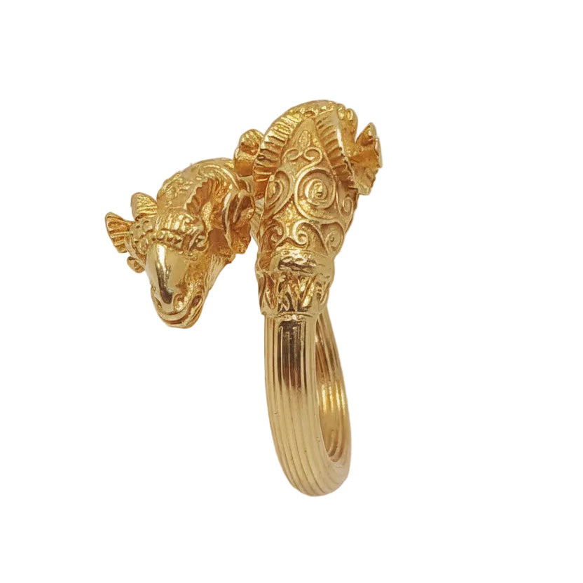 Bague en or jaune 18K - 6.05 Grs - Taille 51