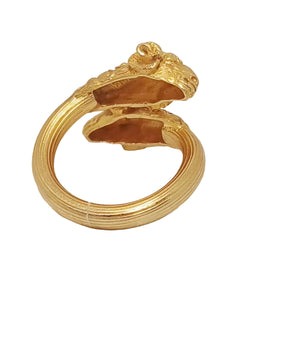 Bague en or jaune 18K - 6.05 Grs - Taille 51
