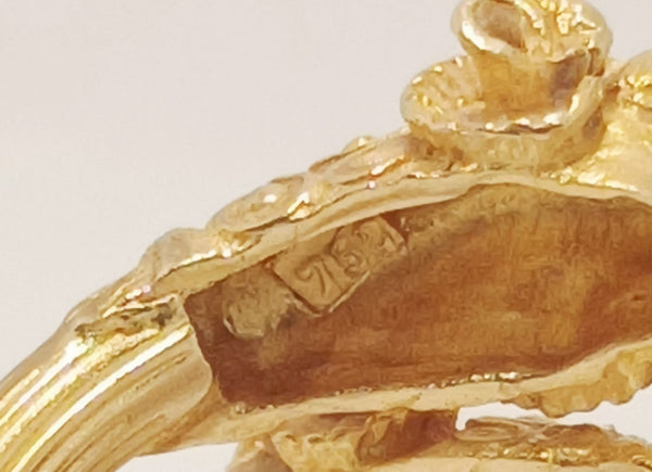 Bague en or jaune 18K - 6.05 Grs - Taille 51