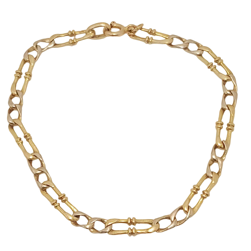 Bracelet Maillon Figaro Or 18 K - 5.02 G