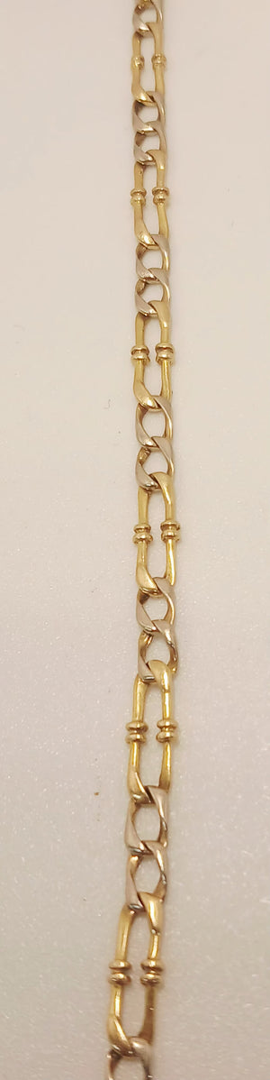 Bracelet Maillon Figaro Or 18 K - 5.02 G
