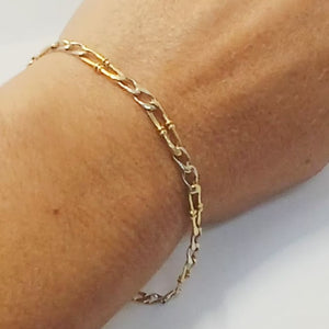 Bracelet Maillon Figaro Or 18 K - 5.02 G