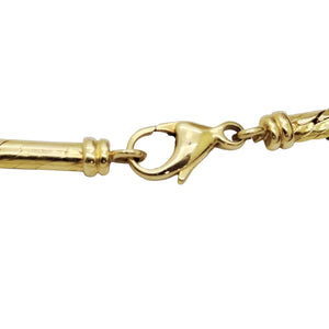 Collier Princesse Or Jaune Diamants et Saphir 18k