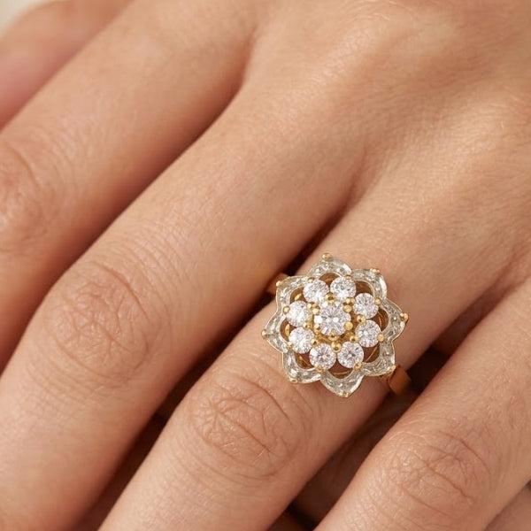 Bague Chou Or Jaune 18 K - Taille 53 - 4 G