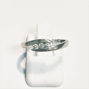 Bague en Or blanc avec Diamants