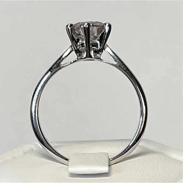 Bague Or blanc avec Diamant