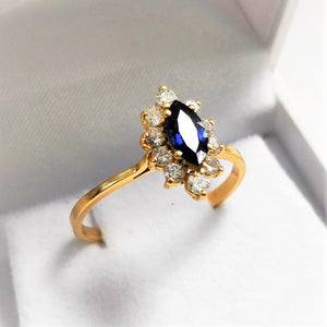 Bague Marguerite Diamants Or jaune