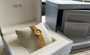 Montre Dior Mini D en Or Jaune