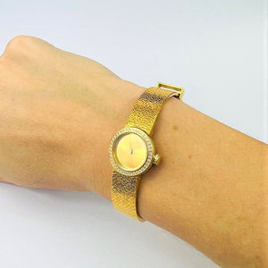 Montre Dior Mini D en Or Jaune