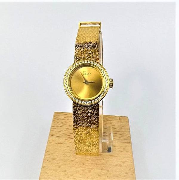 Montre Dior Mini D en Or Jaune