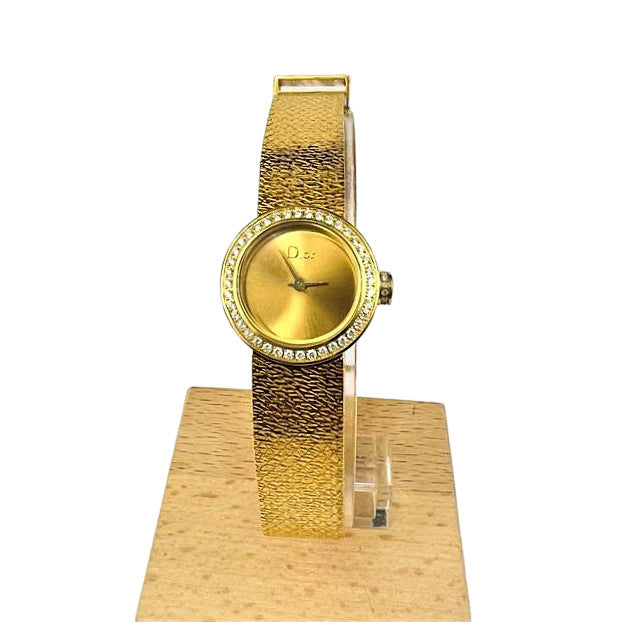Montre Dior Mini D en Or Jaune