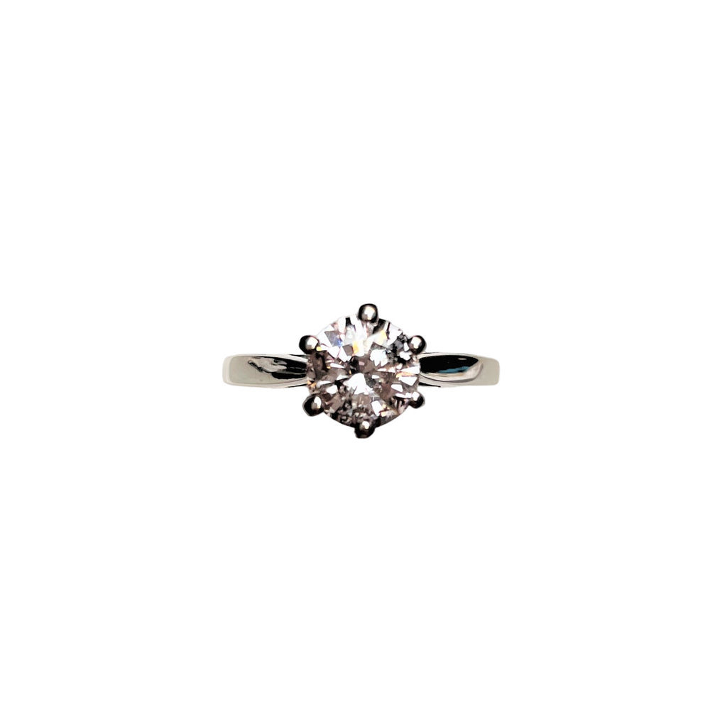 Bague Or blanc avec Diamant