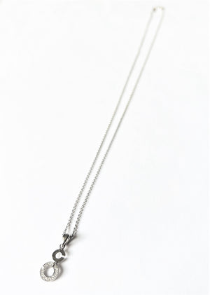 Collier Pendentif Or blanc