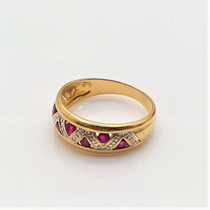 Bague Rubis Or jaune