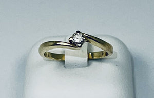 Bague Solitaire 0,10cts