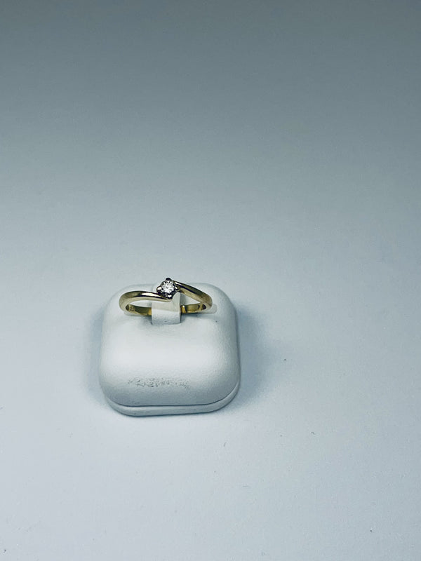 Bague Solitaire 0,10cts