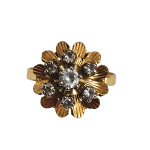 Bague chou avec oxydes