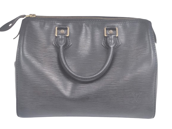 Sac Louis Vuitton Speedy 25 Noir en Cuir