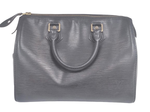 Sac Louis Vuitton Speedy 25 Noir en Cuir