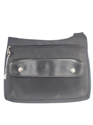 Sac à main Longchamp toile noir hobo