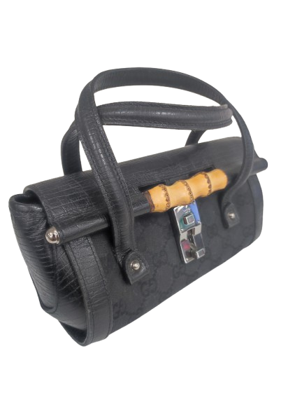 Sac à main Gucci Bamboo Noir