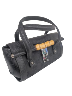 Sac à main Gucci Bamboo Noir