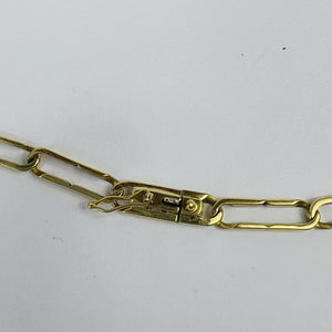 Colliers 2 Ors 18K avec Diamants Lg 40cm