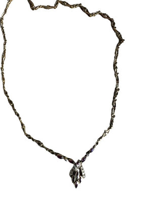 Collier Or avec Rubis et Diamants