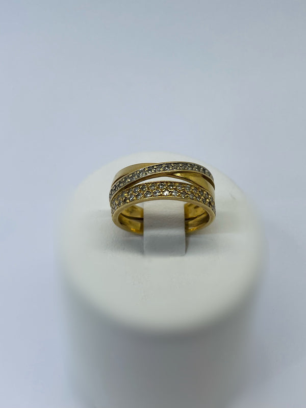 Bague Or jaune Diamants