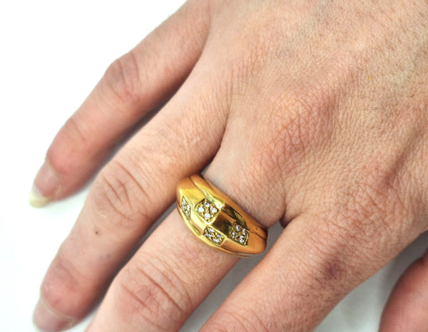 Bague Or et Diamants