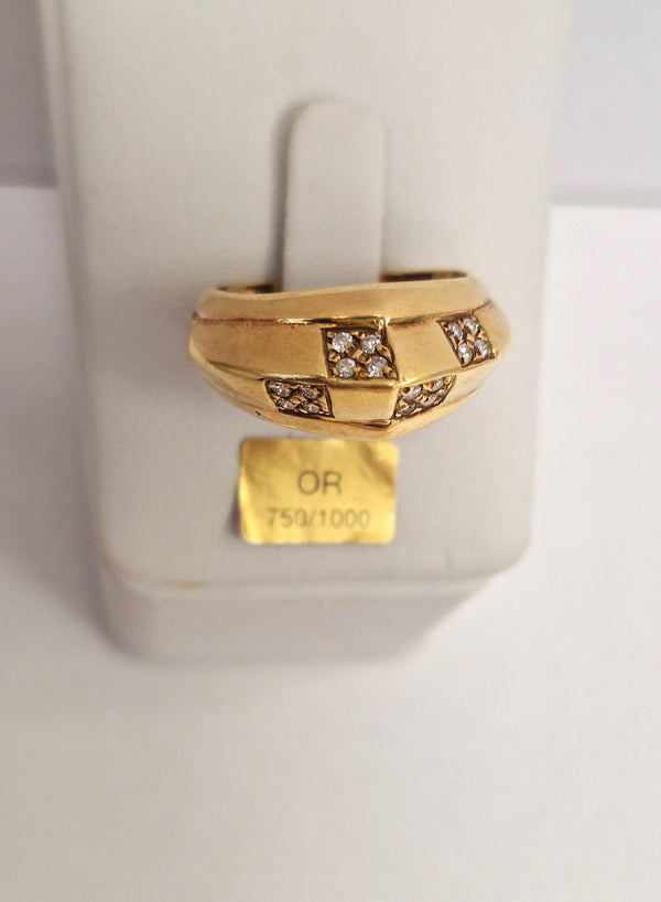 Bague Or et Diamants