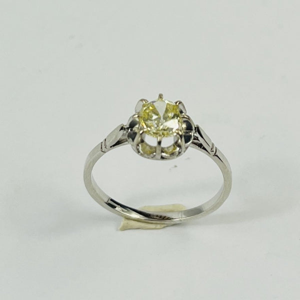 Bague Or avec Diamant Solitaire