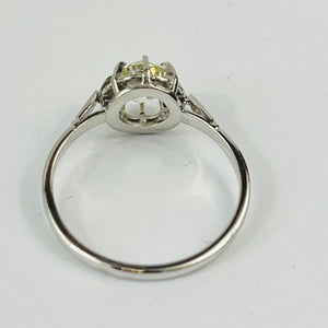 Bague Or avec Diamant Solitaire