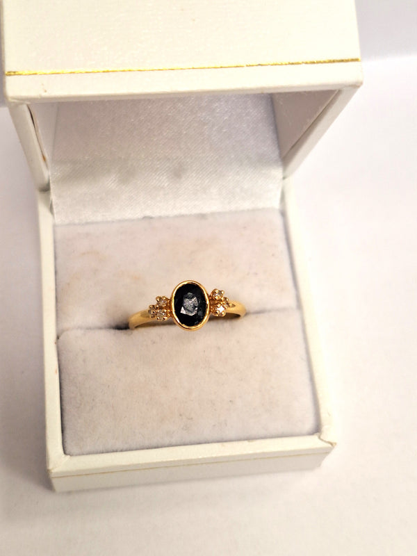 Bague Saphir et Diamants