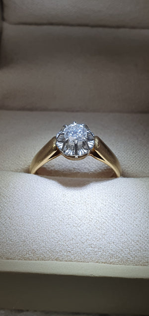 Bague Solitaire 0.20cts