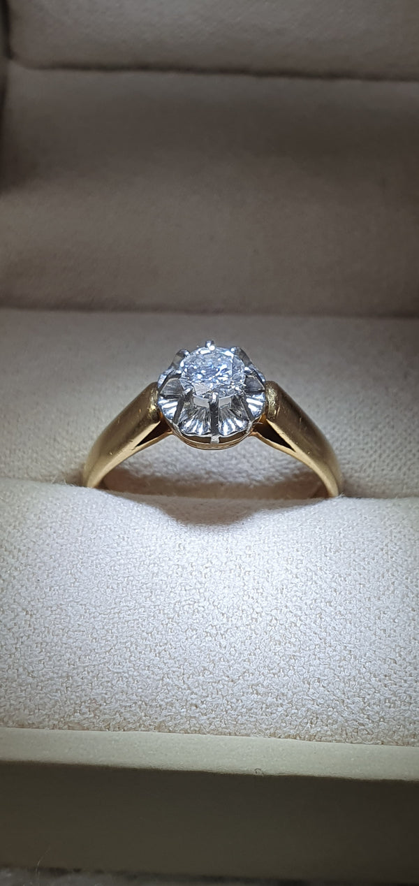 Bague Solitaire 0.20cts