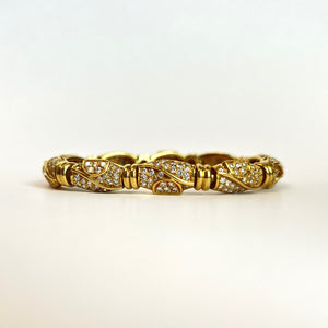 Bracelet articulé Or Jaune avec 240 Diamants