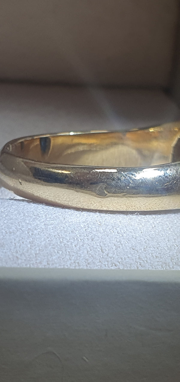 Bague Chevalière Saphir
