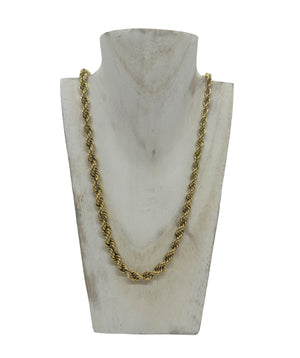 Collier en Or avec maille corde