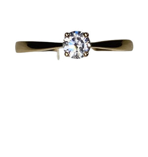 Bague Solitaire 1 oxyde de zirconium
