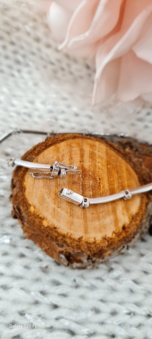 Bracelet Or Blanc et Diamants