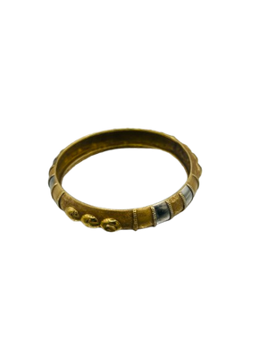 Bracelet Jonc Or Jaune 18 Carats Maille Articulée