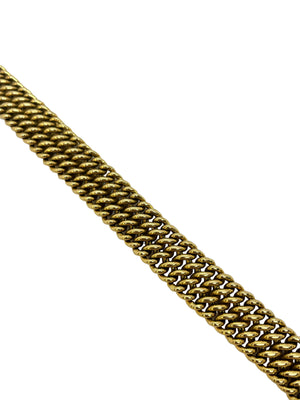 Bracelet Or Jaune Maille Américaine